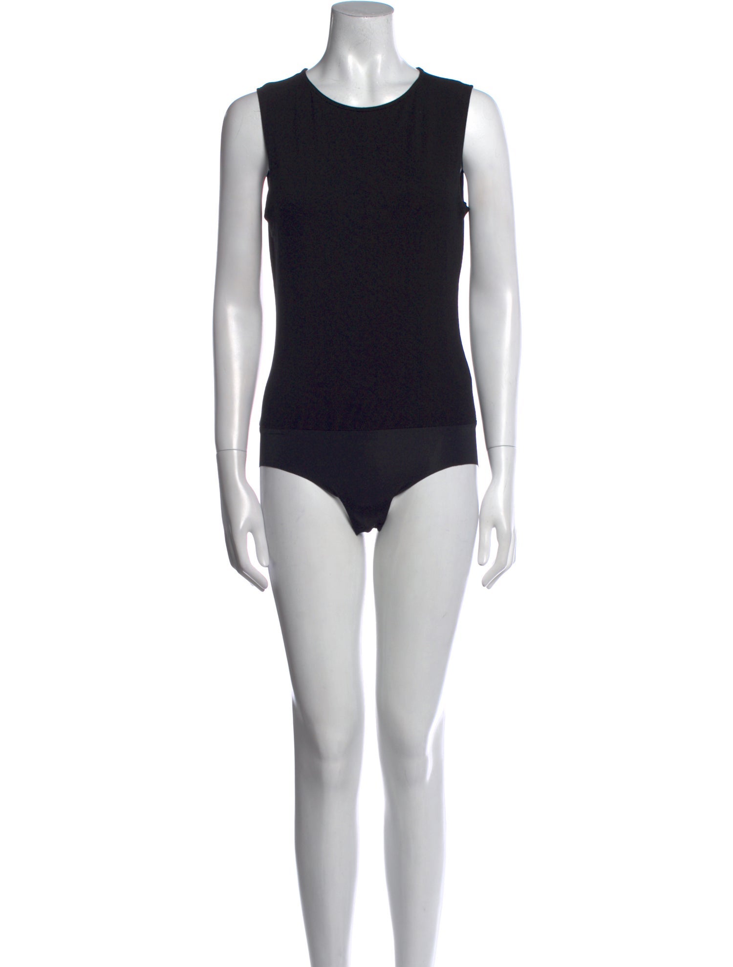 L'Agence Crew Neck Sleeveless Bodysuit