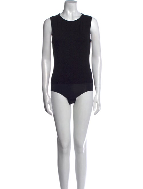L'Agence Crew Neck Sleeveless Bodysuit