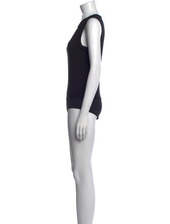 L'Agence Crew Neck Sleeveless Bodysuit