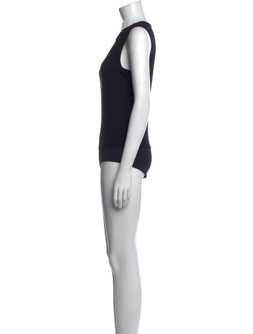L'Agence Crew Neck Sleeveless Bodysuit