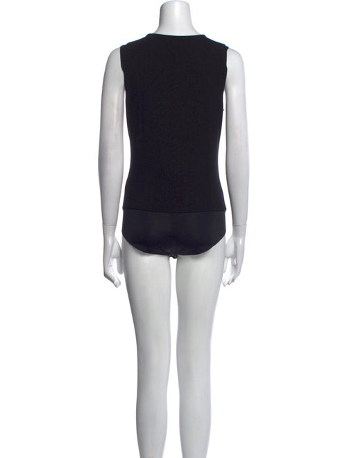 L'Agence Crew Neck Sleeveless Bodysuit