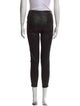 L'Agence Lamb Leather Skinny Leg Pants