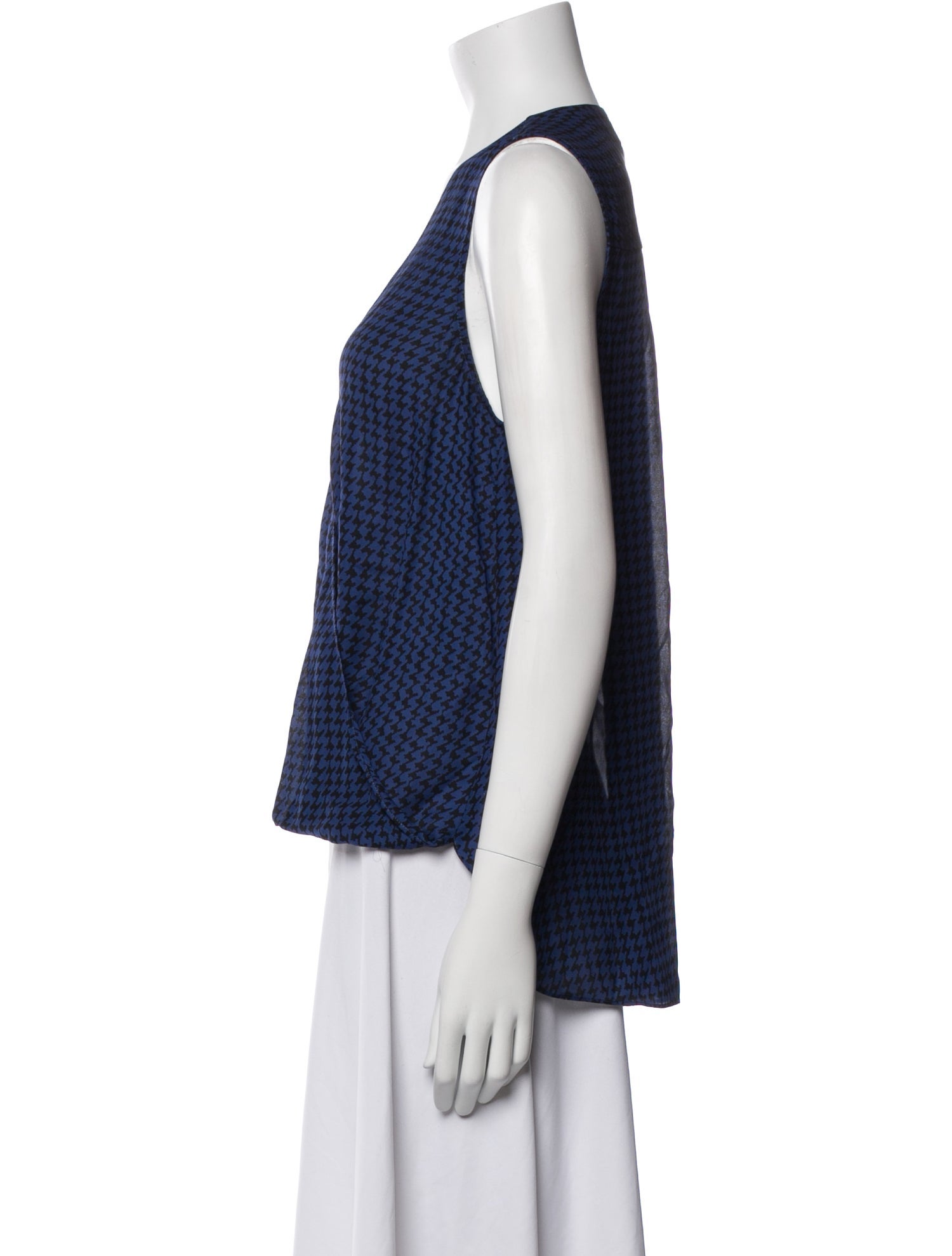 L'Agence Silk Printed Top