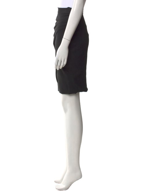 L'Agence Pleated Accents Knee-Length Skirt