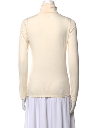 L'Agence Silk Turtleneck Sweatshirt