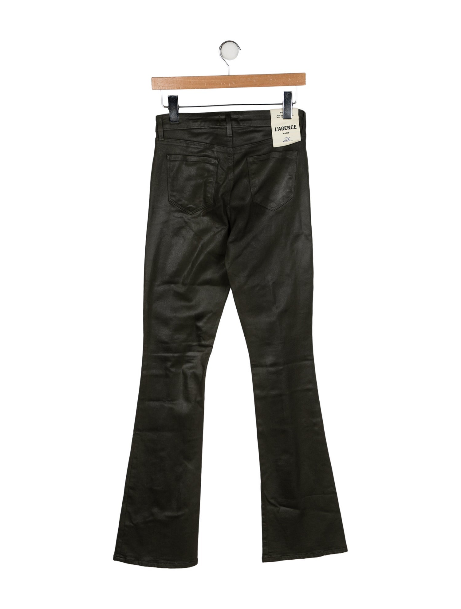 L'Agence Mid-Rise Wide Leg Jeans w/ Tags