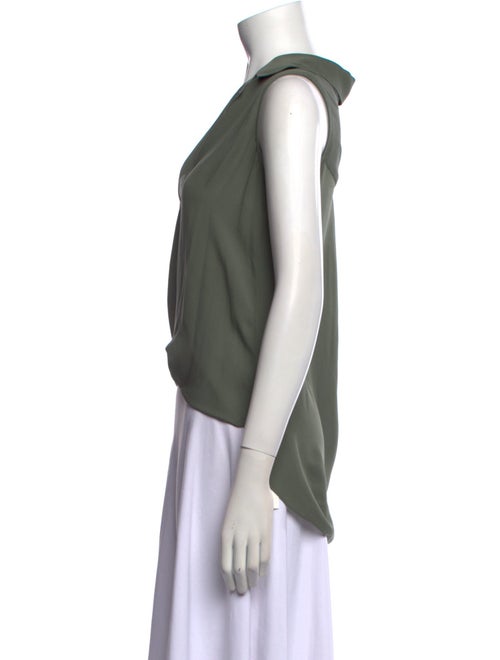 L'Agence Silk V-Neck Top