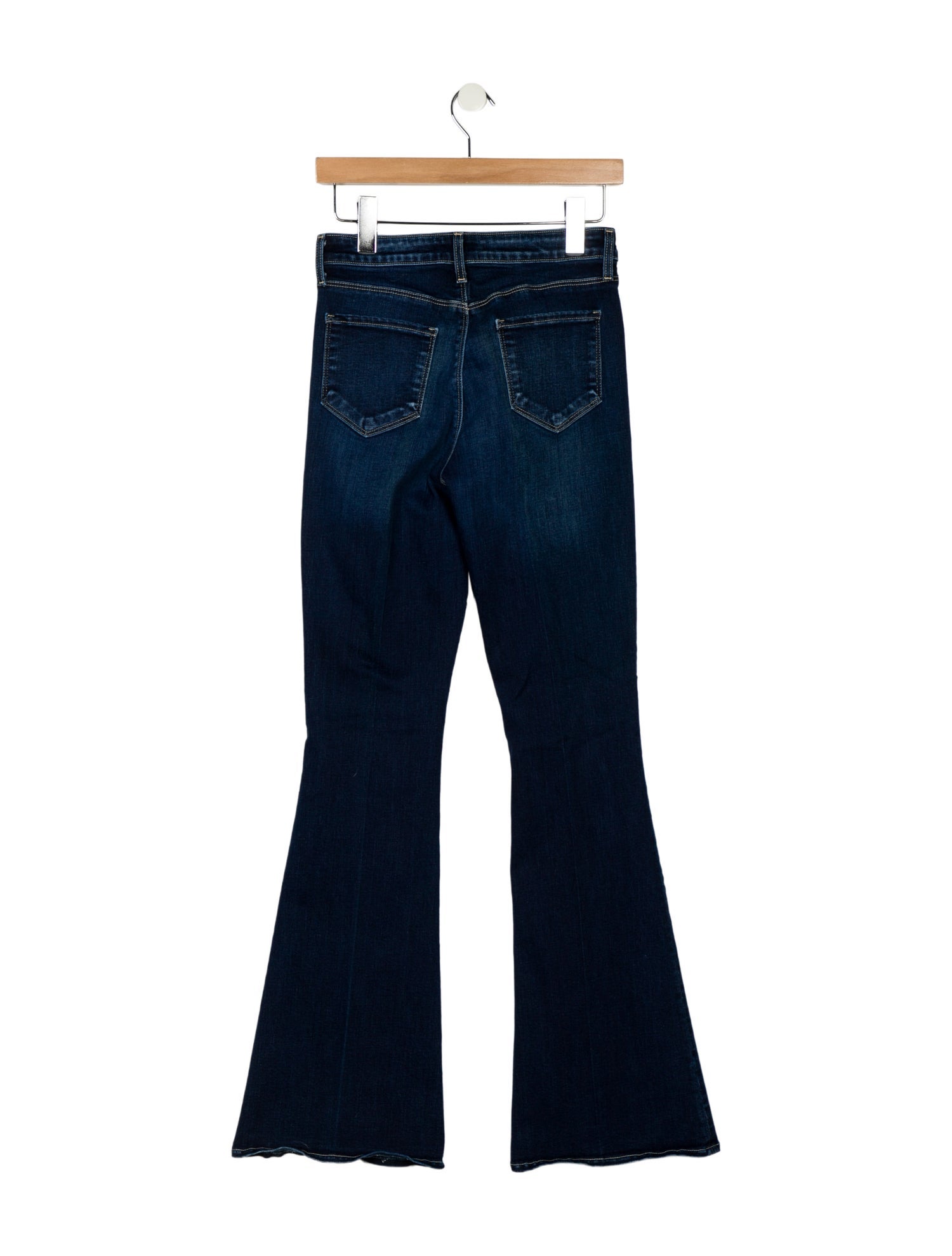 L'Agence Mid-Rise Wide Leg Jeans