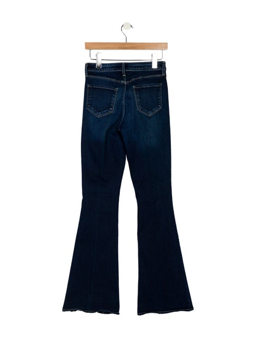 L'Agence Mid-Rise Wide Leg Jeans
