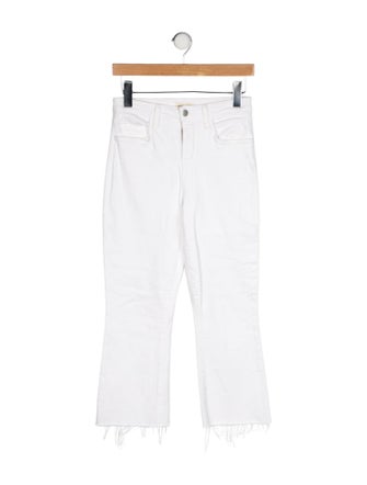 L'Agence Mid-Rise Straight Leg Jeans