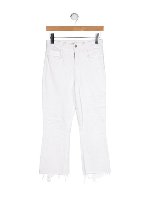 L'Agence Mid-Rise Straight Leg Jeans