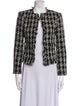 L'Agence Tweed Pattern Evening Jacket