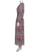 L'Agence Silk Long Dress