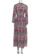 L'Agence Silk Long Dress