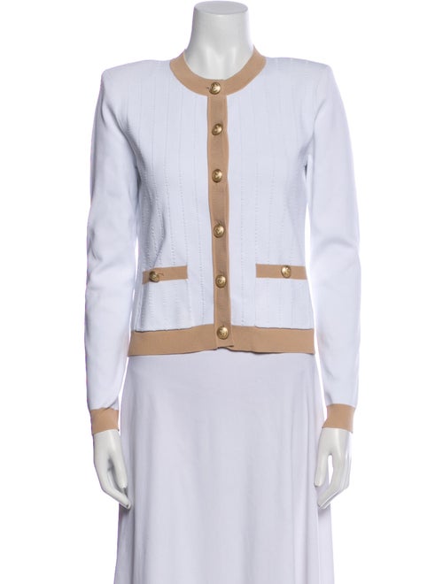 L'Agence Colorblock Pattern Evening Jacket