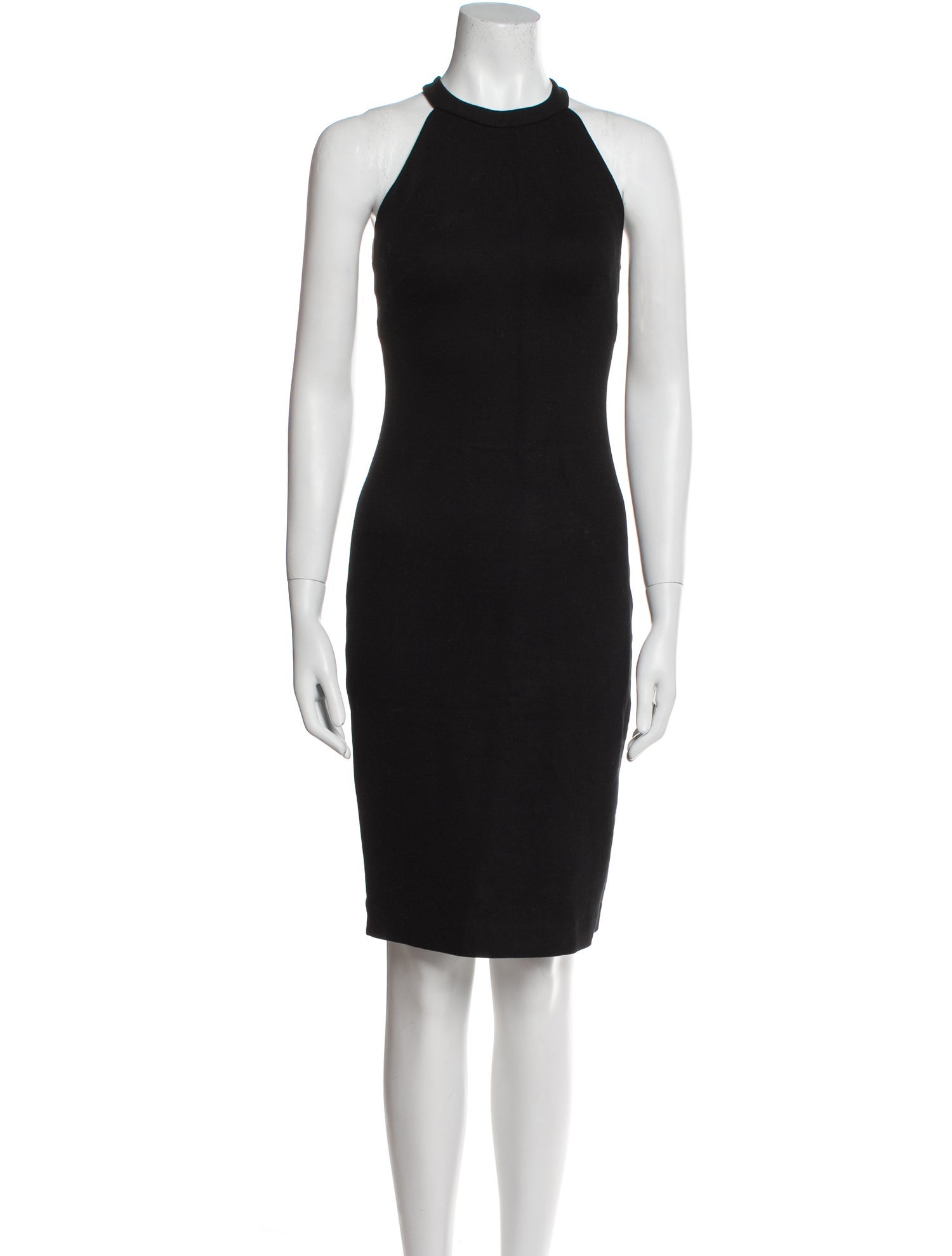L'Agence Crew Neck Knee-Length Dress
