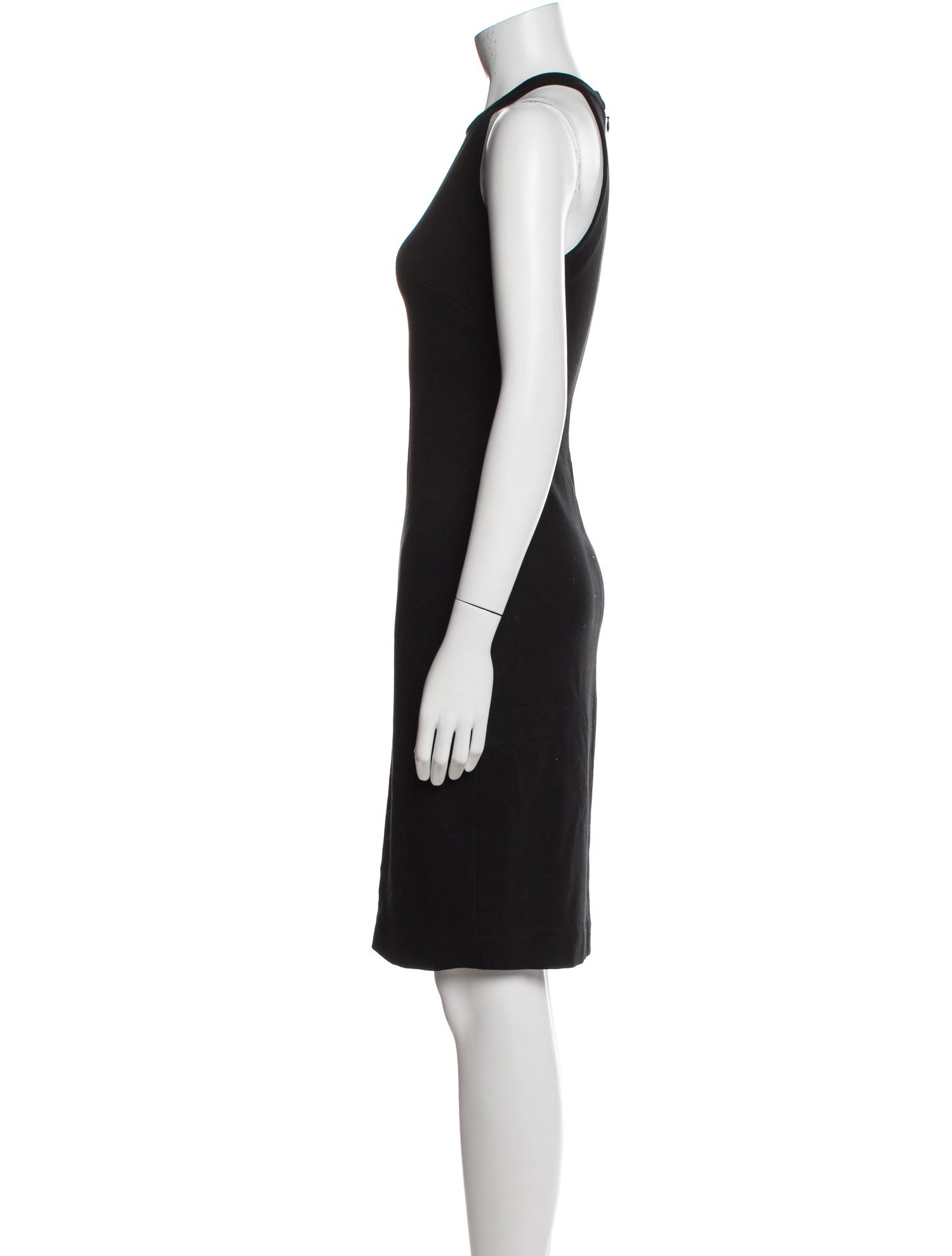 L'Agence Crew Neck Knee-Length Dress