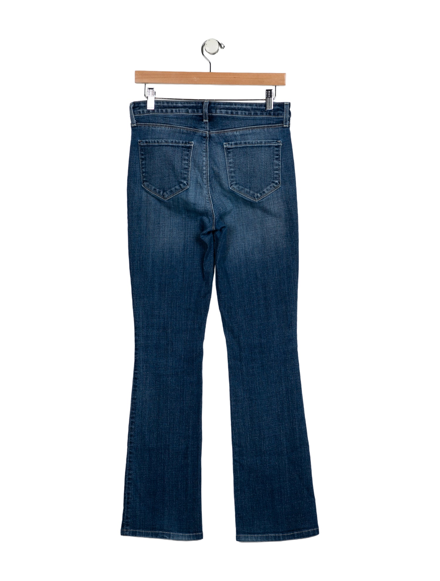 L'Agence Mid-Rise Straight Leg Jeans