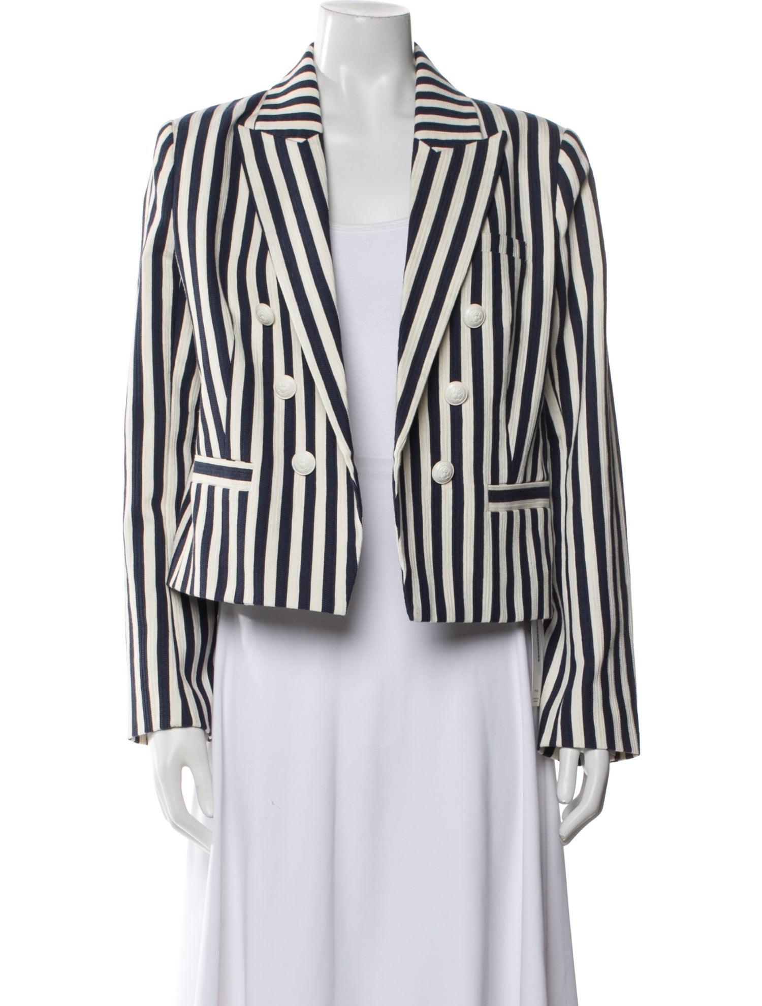 L'Agence Striped Blazer