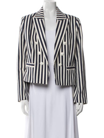 L'Agence Striped Blazer