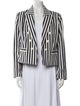 L'Agence Striped Blazer