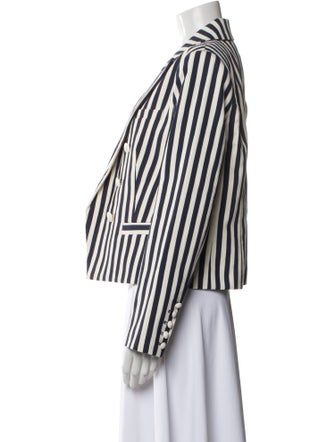 L'Agence Striped Blazer