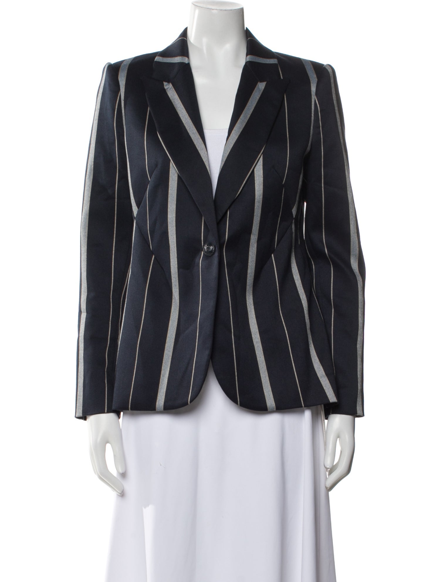 L'Agence Striped Blazer