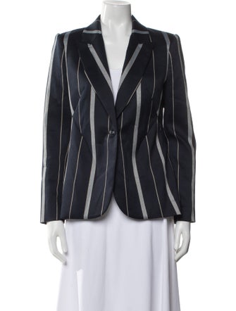 L'Agence Striped Blazer