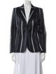 L'Agence Striped Blazer