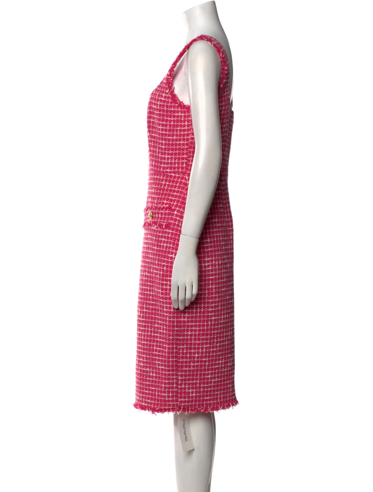 L'Agence Tweed Pattern Knee-Length Dress w/ Tags