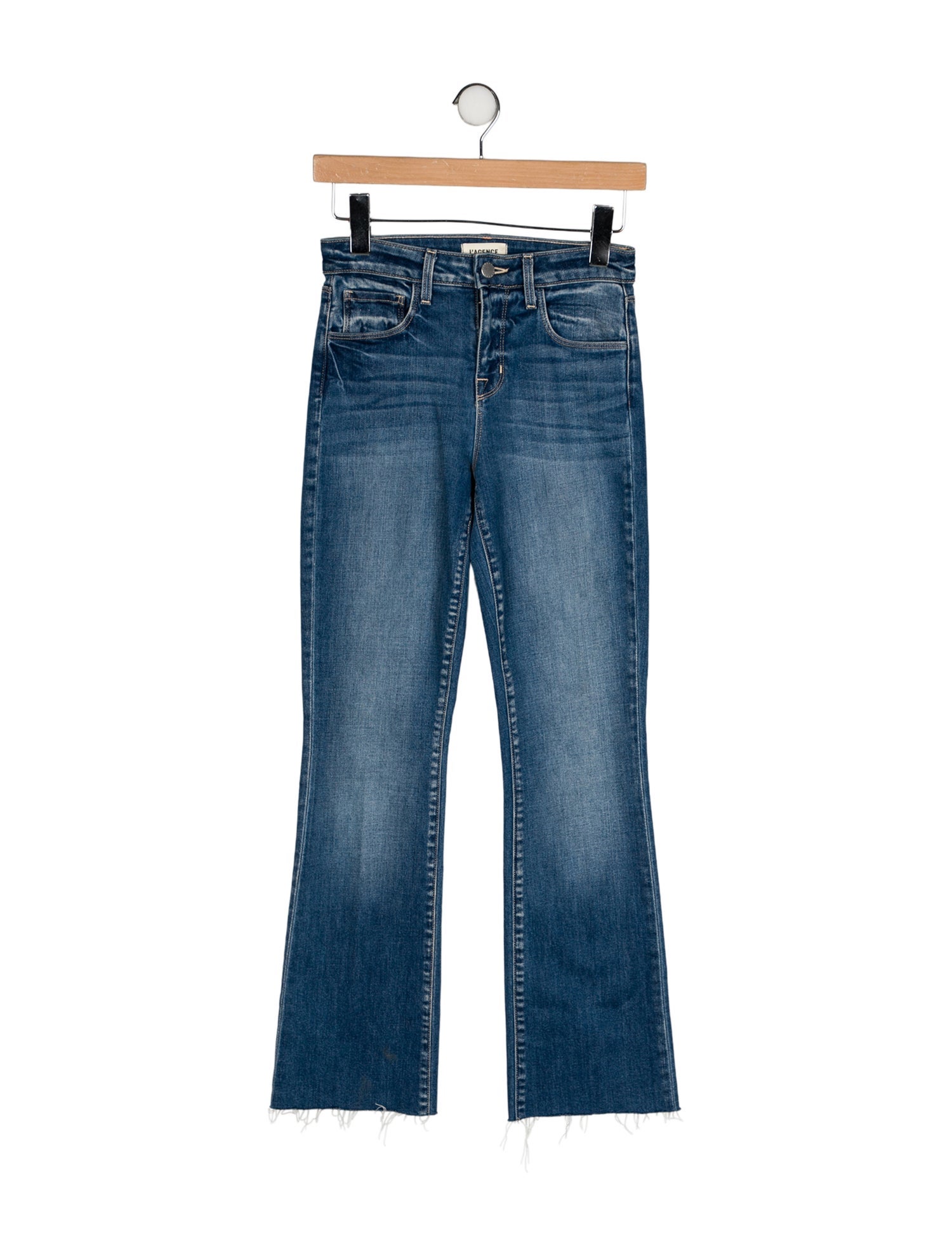 L'Agence Mid-Rise Straight Leg Jeans