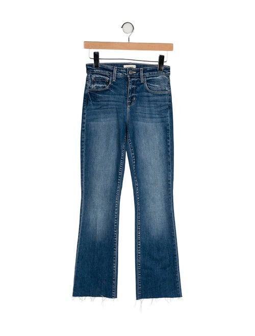 L'Agence Mid-Rise Straight Leg Jeans