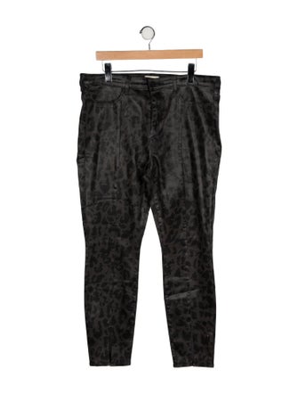 L'Agence Printed Skinny Leg Pants