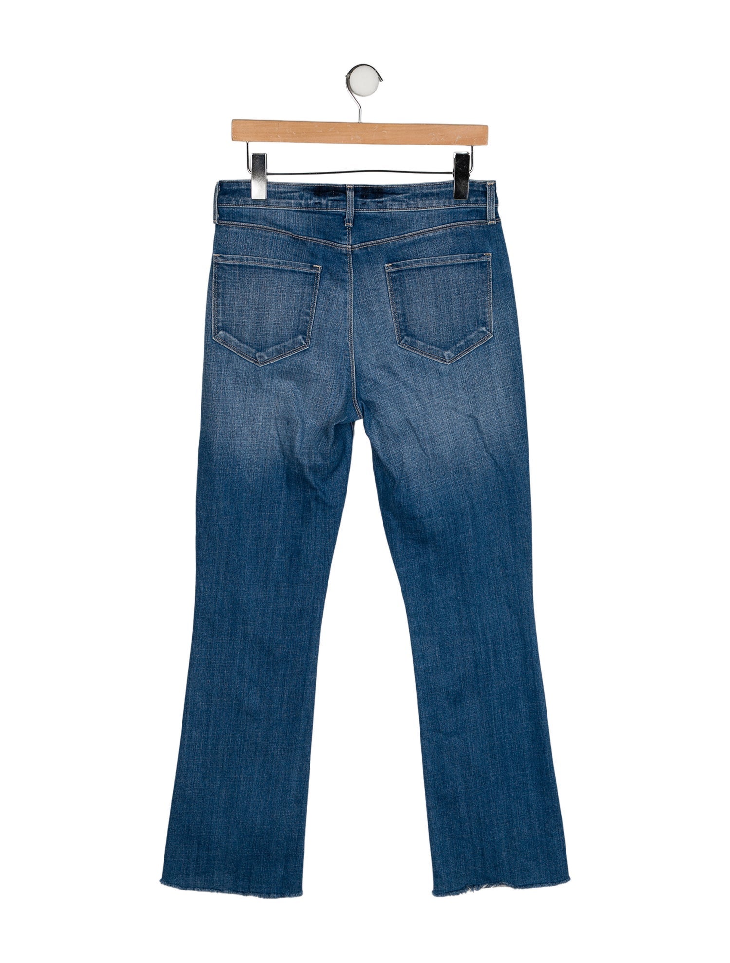 L'Agence Mid-Rise Straight Leg Jeans