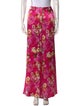 L'Agence Floral Print Wide Leg Pants