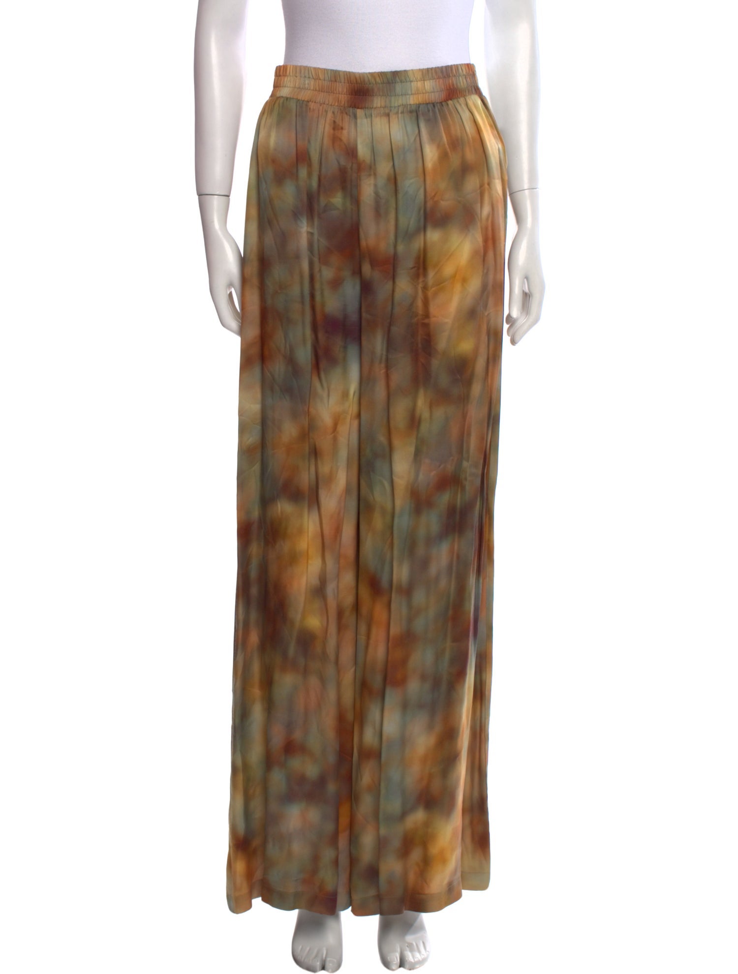 L'Agence Printed Wide Leg Pants