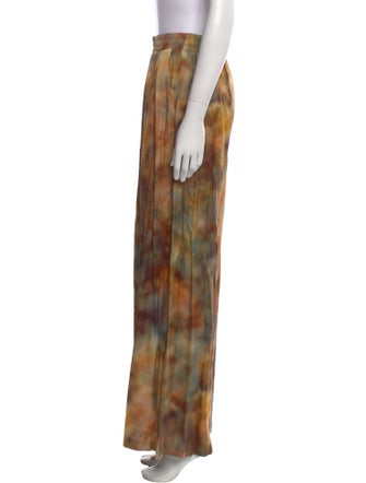 L'Agence Printed Wide Leg Pants