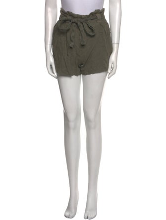 L'Agence Linen Mini Shorts