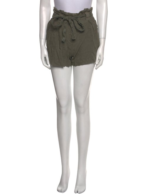 L'Agence Linen Mini Shorts