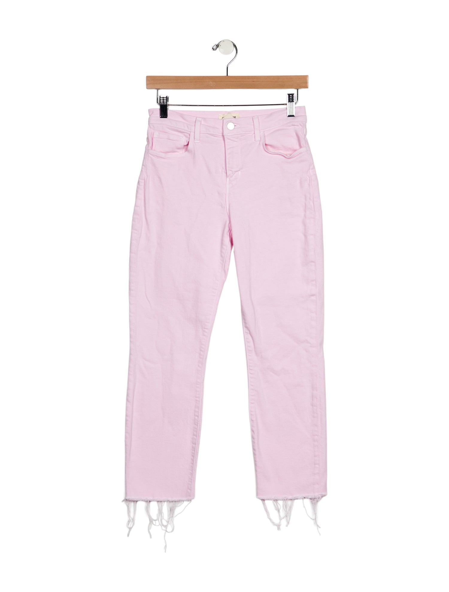 L'Agence Mid-Rise Straight Leg Jeans