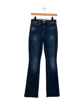 L'Agence Mid-Rise Straight Leg Jeans