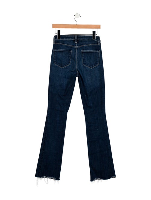 L'Agence Mid-Rise Straight Leg Jeans