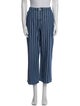 L'Agence Striped Wide Leg Pants