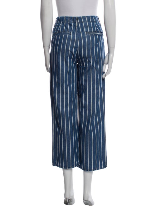 L'Agence Striped Wide Leg Pants