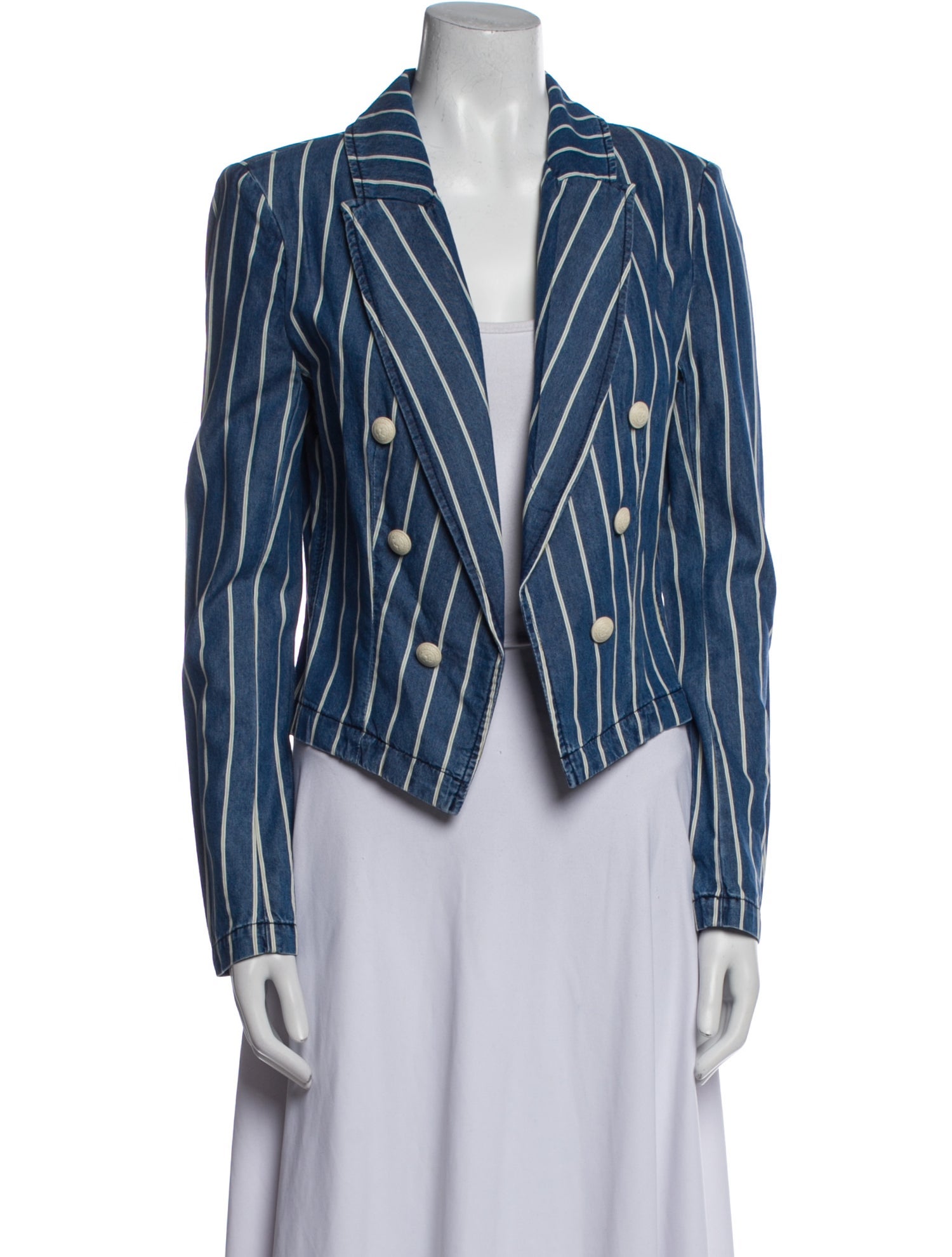 L'Agence Striped Blazer
