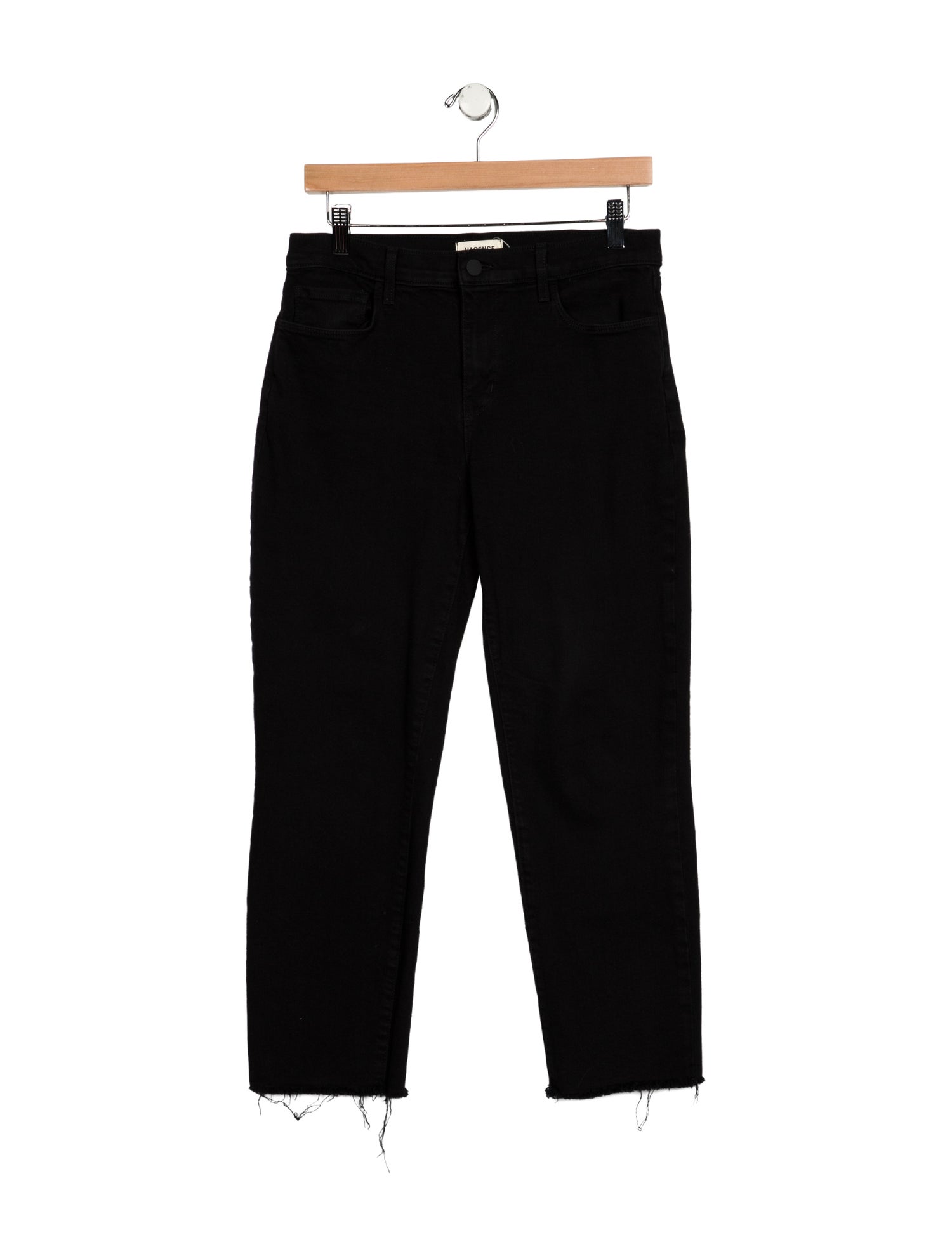 L'Agence Mid-Rise Straight Leg Jeans