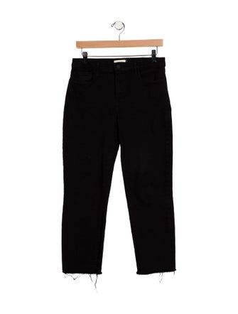 L'Agence Mid-Rise Straight Leg Jeans