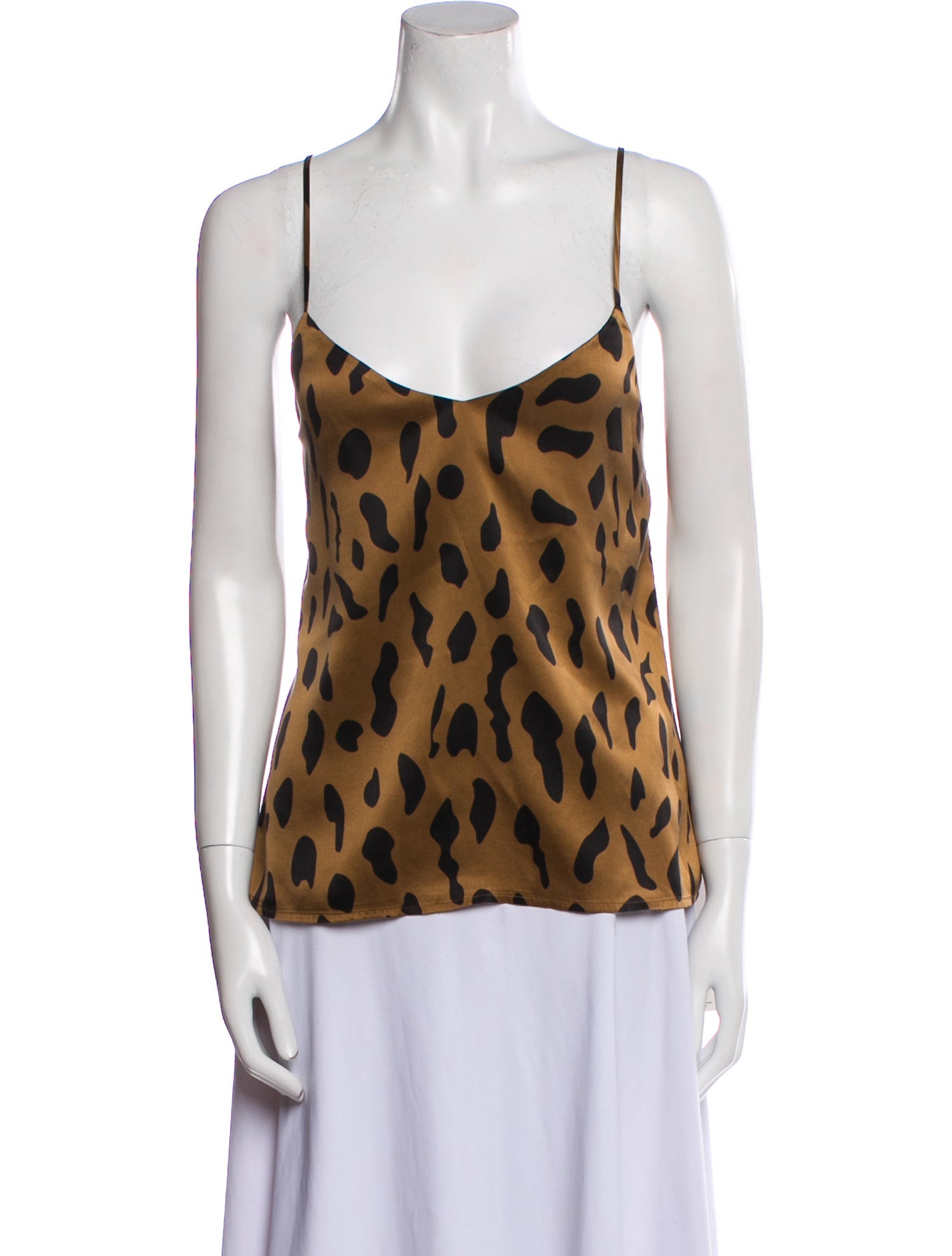 L'Agence Silk Animal Print Lounge Set