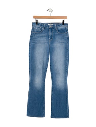 L'Agence Mid-Rise Straight Leg Jeans