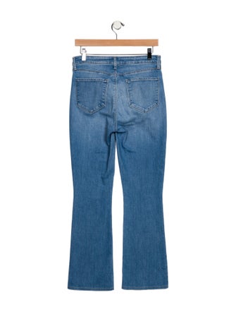 L'Agence Mid-Rise Straight Leg Jeans